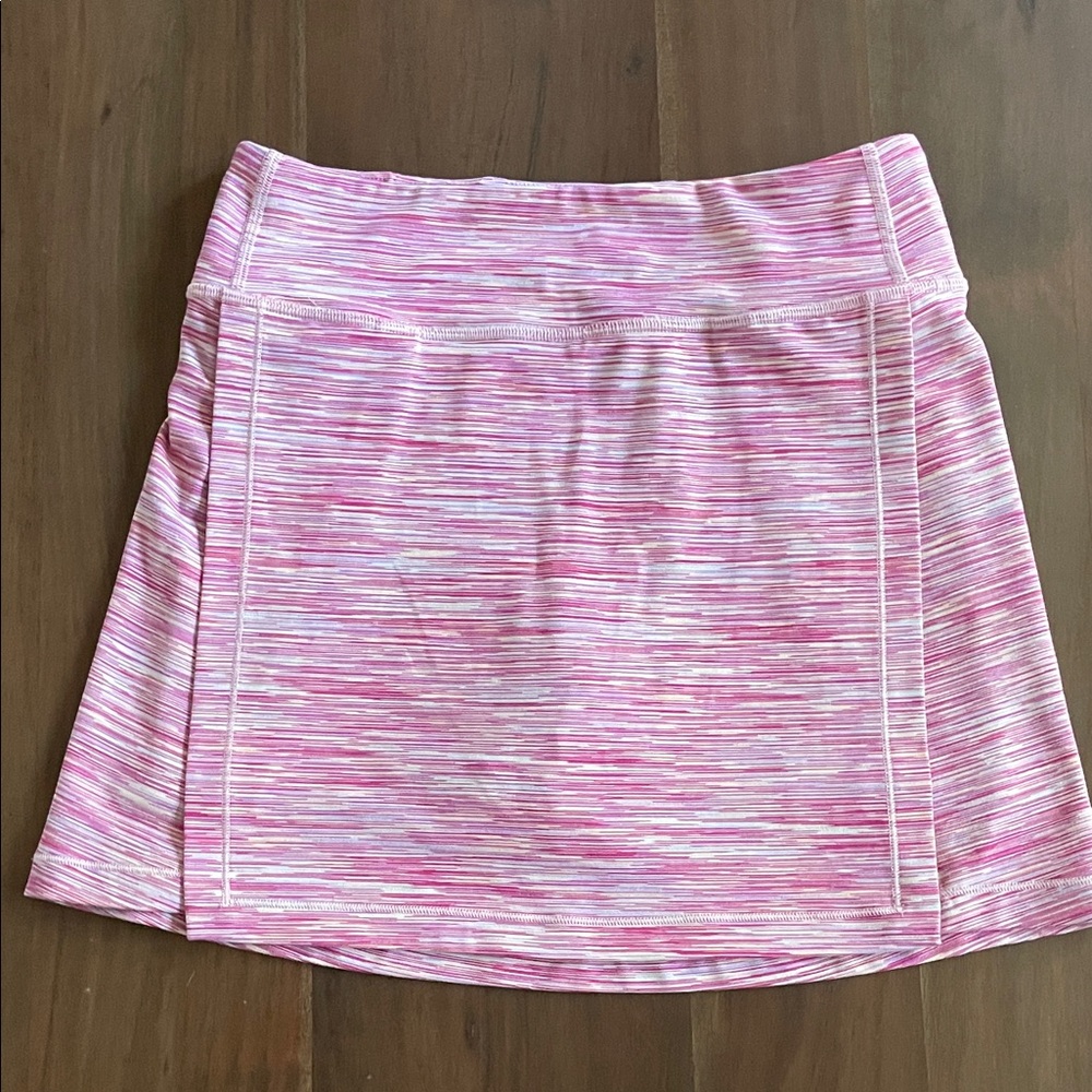 Athleta Pink Space-Dye Goal Getter Skort girls 12